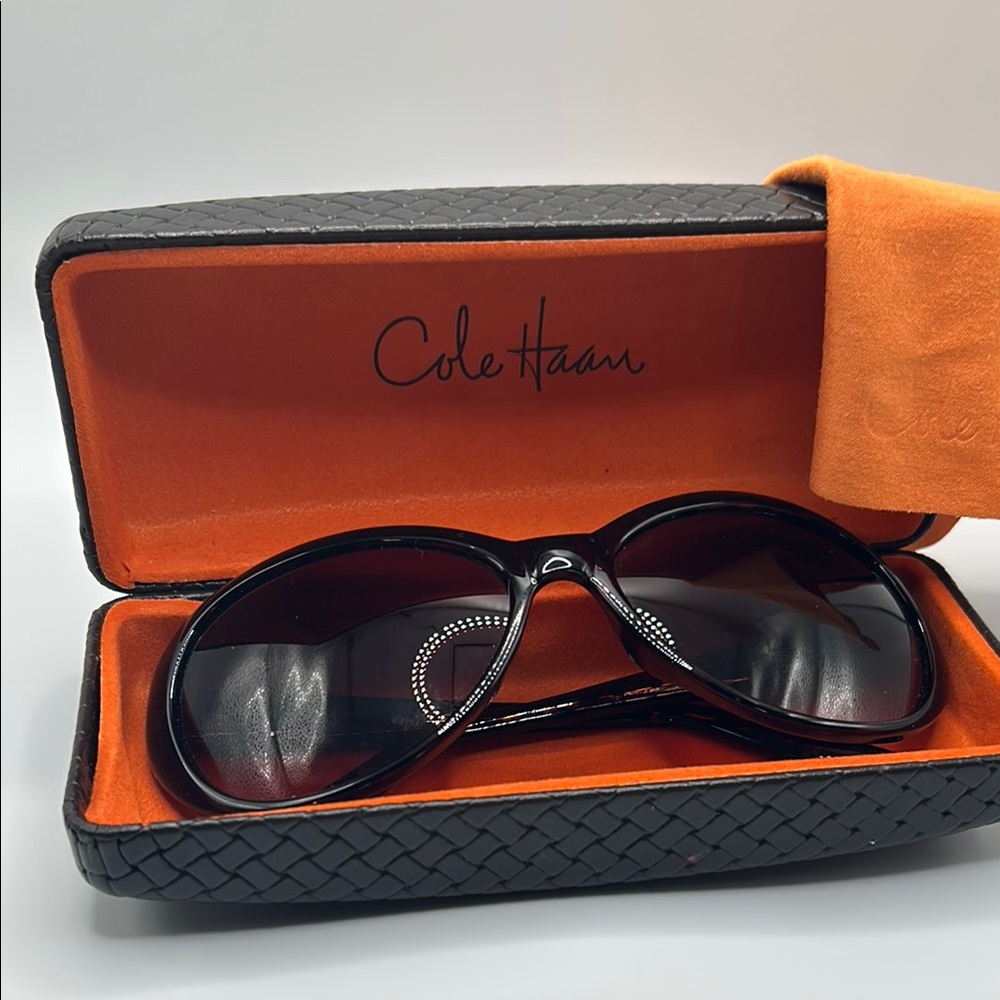 Cole Haan Black Sunglasses Aviator Style